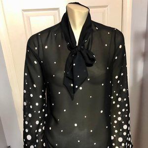 Polka dot blouse